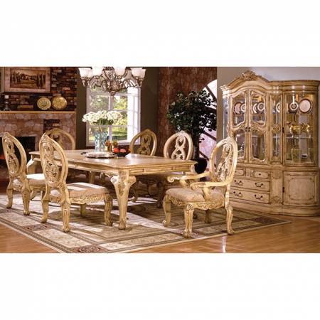Tuscany II Formal Dining Table Antique White